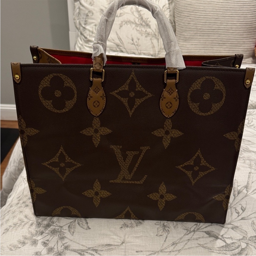 GWP Louis Vuitton Dark Brown Monogram Tote